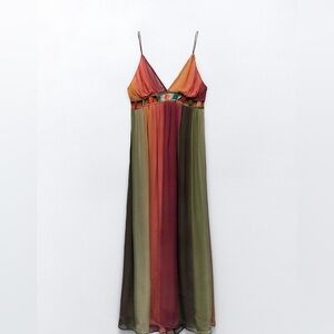 Zara beaded midi dress